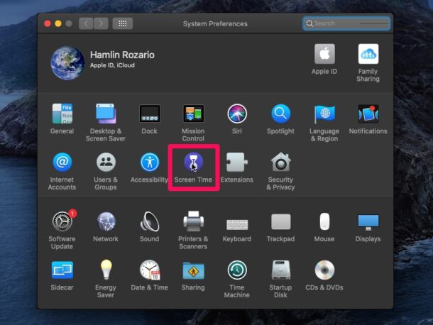 Cómo configurar el código de acceso de tiempo de pantalla en Mac