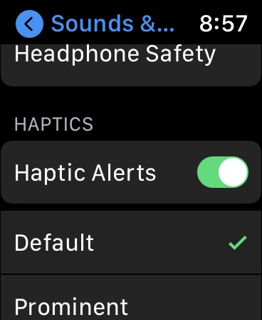 Alertas hápticas