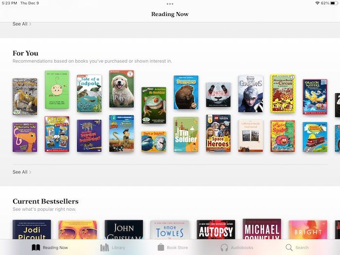 Libros chocando