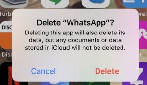 Eliminar WhatsApp